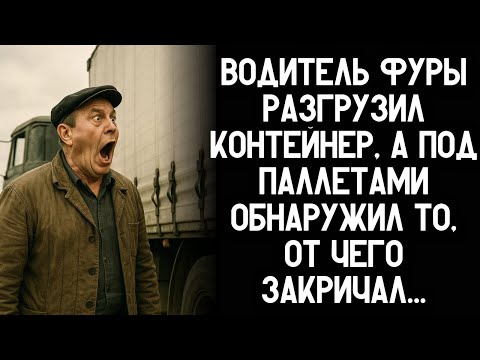Видео: Водитель фуры разгрузил контейнер, а под паллетами обнаружил находку, от которой закричал...