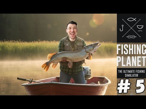 Видео: Fishing Planet | #5 | ЩУКА 12 КГ НА ДНЕПРЕ! Тест новой лодки и рекорд