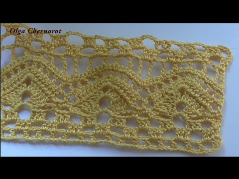 Видео: Красивый узор для топа, юбки, Ч1 openwork pattern