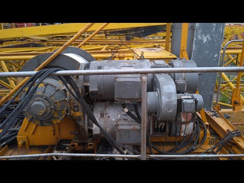 Видео: практикум электрика , двух двигательная грузовая лебедка POTAIN , электросхема
