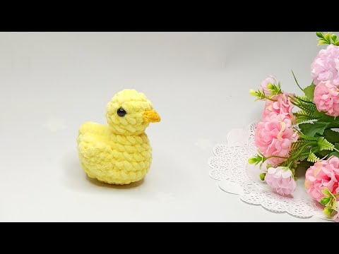 Видео: 🐤УТИ - ПУТИ 🐤Плюшевая уточка крючком за 20 мин подробный мастер класс🐣