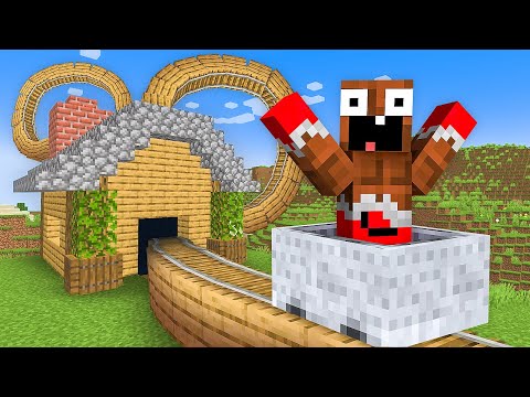 Видео: Я Построил *ЭПИЧНЫЕ* Американские Горки в ДОМЕ в Майнкрафт! Minecraft