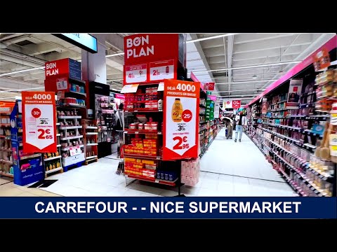 Видео: 🇲🇨❤️🇲🇨  Супермаркет Carrefour в Ницце — зашёл за хлебом, вышел с чемоданом! 🧺🧀💸