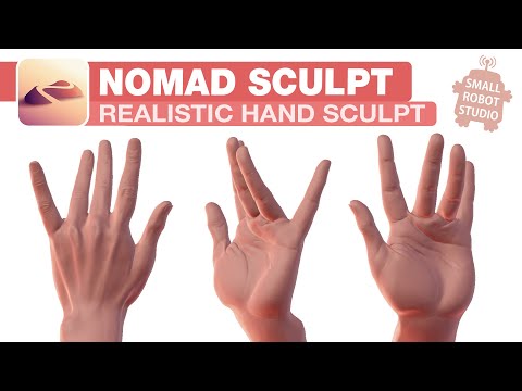 Видео: Nomad Sculpt: Руки шаг за шагом