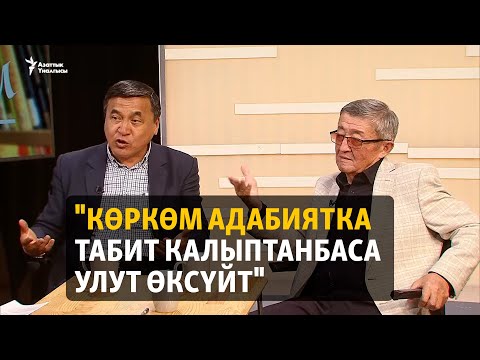 Видео: "Көркөм адабиятка табит калыптанбаса улут өксүйт"