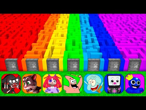 Видео: ПРЯТКИ В ОГРОМНЫХ ЛАБИРИНТАХ В МАЙНКРАФТ