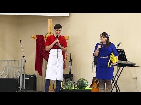 Видео: Жатва, сценка "Благодать дается даром"