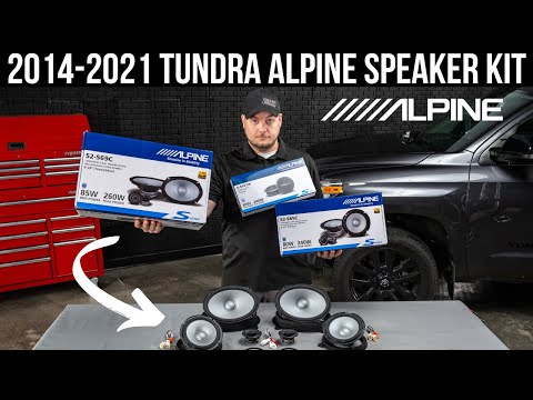 Видео: Установка комплекта обновления Plug & Play для Toyota Tundra Alpine Speaker | Toyota Tundra 2014–...