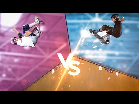 Видео: ИГРА В СКЕЙТИНГ ТОЛЬКО НА ВЕРТ-РАМПЕ!