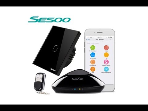 Видео: Монтаж сенсорных выключателей SESOO и настройка Broadlink