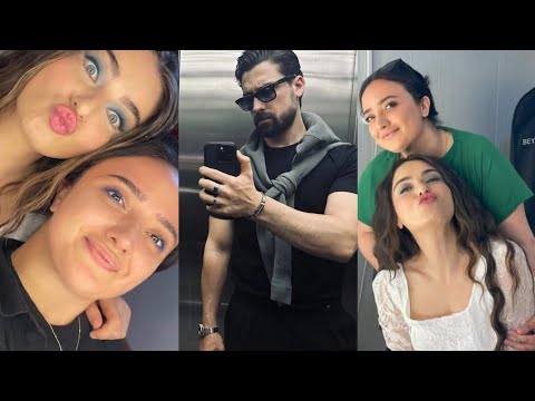 Видео: Альп Навруз делится новой историей и айча айсин Туран наслаждается набором с макияжем, такой крас...