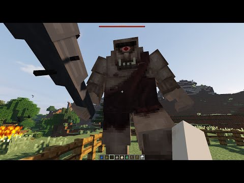 Видео: Циклоп Против Мобов Мутантов в Minecraft