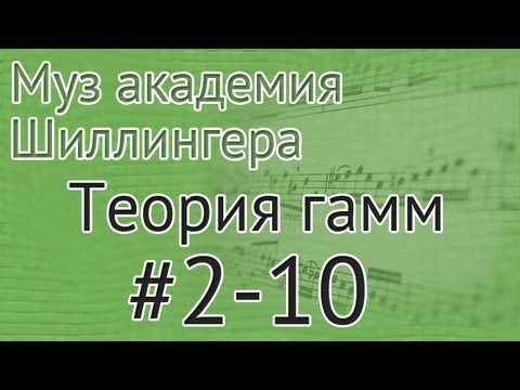 Видео: Музыкальная академия Шиллингера. Теория гамм #2-10