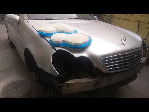 Видео: Полное Восстановление Фар на Mercedes W203 под Лак ®️