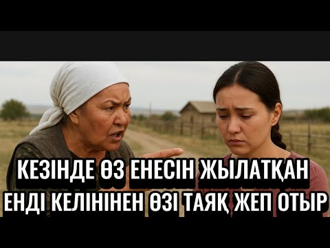 Видео: КЕЗІНДЕ ӨЗ ЕНЕСІН ҚУЫП ШЫҒЫП ЕДІ,ЕНДІ КЕЛІНІНЕН ТАЯҚ ЖЕП ОТЫР,ӨМІР АЛМА КЕЗЕК ДЕГЕН ОСЫ ЕКЕН😭😭😭