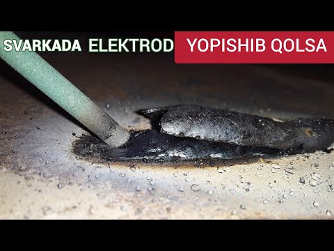 Видео: SVARKADA EKEKTROD YOPISHIB QOLSA/СВАРКАДА ЭЛЕКТРОД ЁПИШИБ КОЛСА