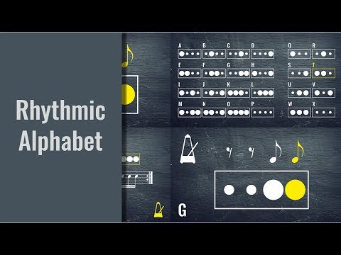 Видео: Rhythmic Alphabet Musical Mnemonics | Ритмический алфавит - мнемотехника в музыке