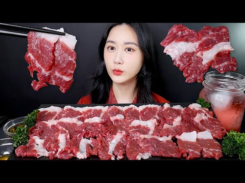Видео: МУКБАНГ Корейская Сырая говядина [Raw Beef] Real Sound MUKBANG | ASMR | EATING SOUND