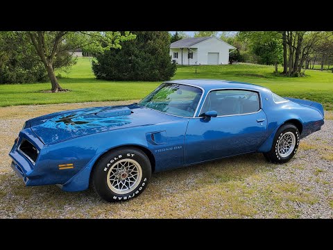 Видео: Тест-драйв и обзор моего Trans Am 1978 года! WS6/W72, 400 л.с., 4-ступенчатая передача!