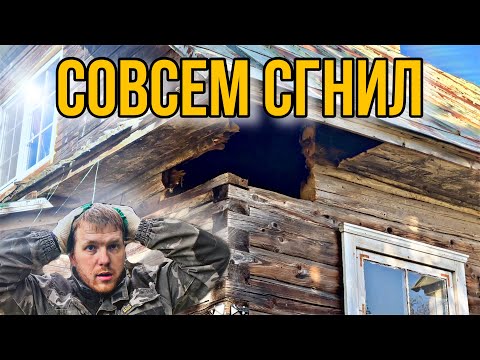 Видео: Реставрация века: Замена сгнившего угла дома часть 1 #хочувдеревню #хутор