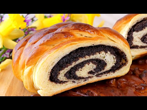 Видео: Вкусная и сочная маковая начинка! Простой способ приготовления начинки для рулетов, пирогов, булочек
