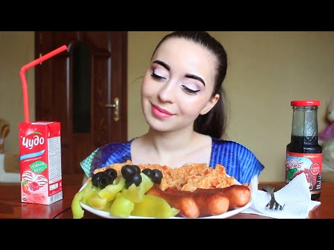 Видео: ЛЮБИМЫЕ СОСЕДИ / СОЧНАЯ ПАСТА С СОСИСКАМИ /  MUKBANG asmr Ayka Emilly
