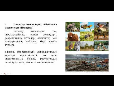Видео: Географиялық мониторинг әдістері