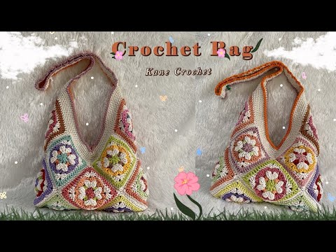 Видео: СУМКА КРЮЧКОМ 🌺 Как сшить сумку-бабушкин квадрат за кратчайшие сроки!