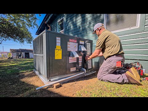 Видео: Помощь нуждающейся семье | Установка систем отопления, вентиляции и кондиционирования воздуха