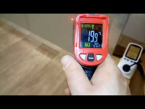 Видео: Инфракрасный обогреватель из керамической плитки120*60. С конвекцией. Часть 2