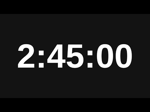 Видео: Таймер на 2 часа 45 минут - 165 минут таймер обратного отсчета