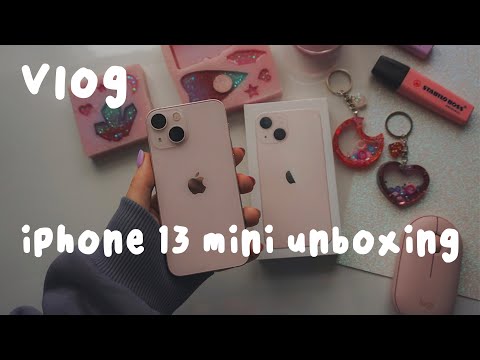 Видео: VLOG: Купила iPhone 13 Mini Pink | Распаковка: Розовый Айфон | Влог | Nadish