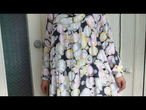 Видео: 52 54.размерда куйлак бичиб тикамиз. We sew a dress. Шьём платье