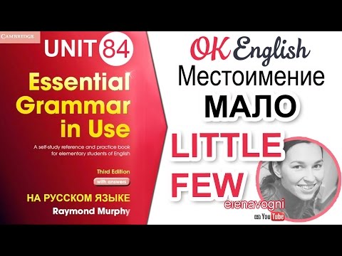 Видео: Unit 84 Как по английски МАЛО: FEW и LITTLE. Немного - A FEW и A LITTLE