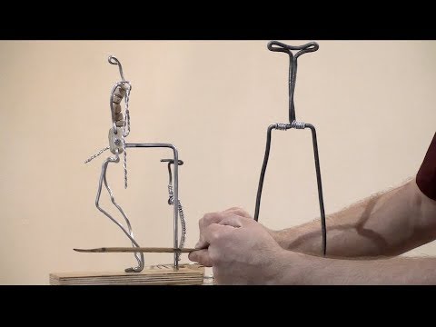 Видео: Уроки скульптуры и рисунка: каркасы для скульптурных этюдов фигуры человека