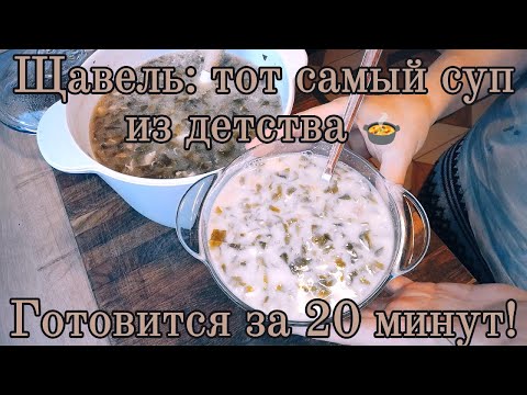 Видео: Щавель: тот самый суп из детства 🍲 Готовится за 20 минут!