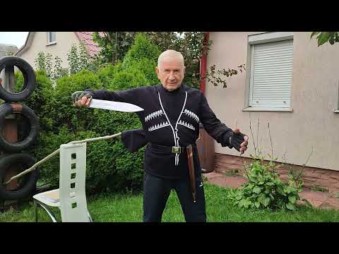 Видео: Единственный в мире рубящий Черкесский кинжал Кама