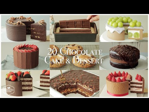Видео: 20 рецептов шоколадных тортов и десертов | Видео о домашней выпечке | Чизкейк, брауни, печенье