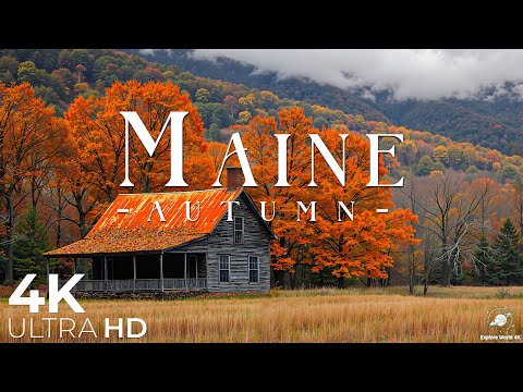 Видео: 🍂Maine 4K — самое красивое осеннее видео в штате Мэн в формате 4K UHD🍂