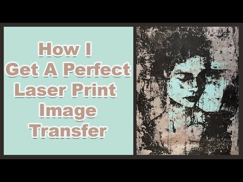Видео: Идеальный перенос изображения на лазерную печать с помощью этой простой техники