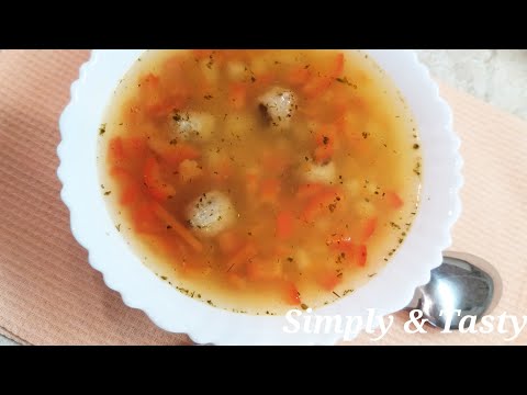 Видео: Лёгкий и ароматный супчик с фрикадельками 🥰