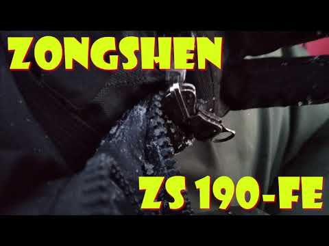 Видео: Zongshen ZS 190FE искупался и заглох