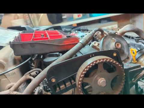 Видео: "ГТ" Kia CERATO 2.0i замена к-та ГРМ и помпы. (с моментами затяжки). Двиг G4GC