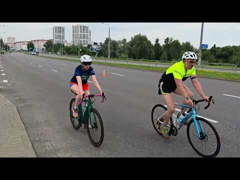 Видео: соревнования по триатлону "Кубок полесья" 2024 Гомель 2 этап: велогонка 20км 2ч