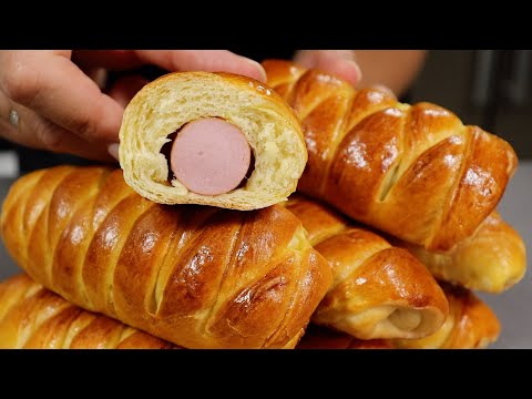 Видео: СОСИСКИ В ТЕСТЕ Всегда удачное и пуховое тесто ПРОСТОЙ РЕЦЕПТ