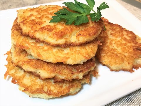 Видео: Настоящие ДРАНИКИ из картофеля.. Секрет Вкусных Драников.  Картофельные Оладьи.  Potato fritters