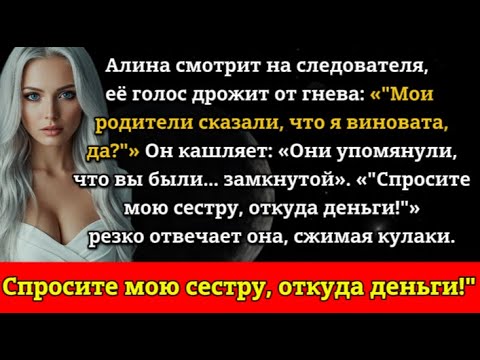Видео: Моя сестра подставила меня. Мои родители её поддержали...