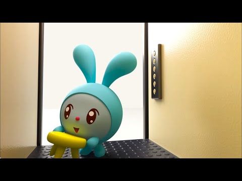 Видео: Малышарики — На высоте — серия 273 — Мультфильмы для малышей - Безопасность в лифте