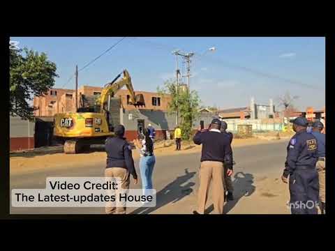 Видео: Нигериец построил незаконный жилой дом, мэр Цване его снес