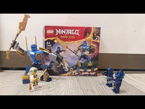 Видео: Lego Ninjago 71805 обзор, мех Джея